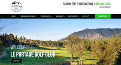 Desktop Screenshot of leportagegolfclub.com